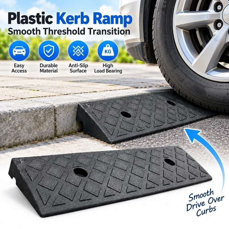 30mm Plastic Non-Slip Kerb Ramp for Wheelchairs