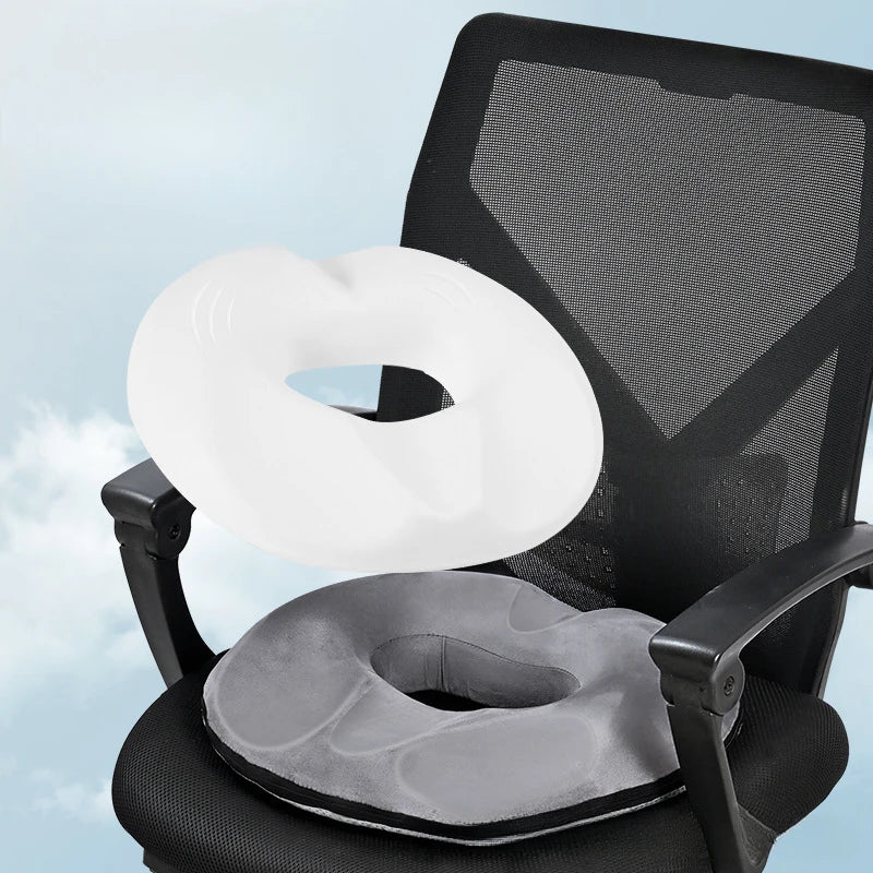Round Memory Foam Seat Cushion for Office or Car