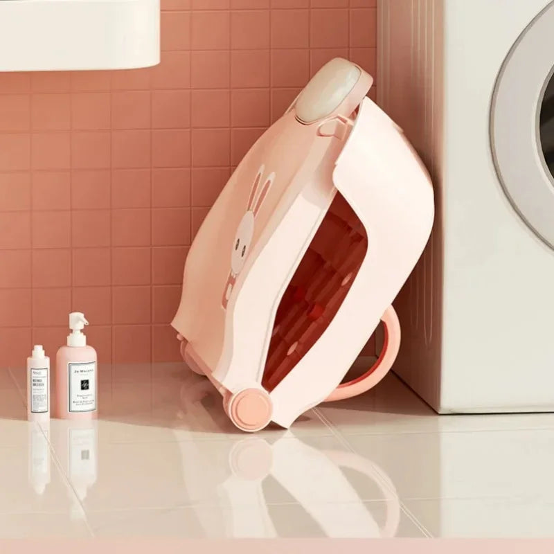 Foldable Children's Shampoo Chair with 4-Speed Adjustment
