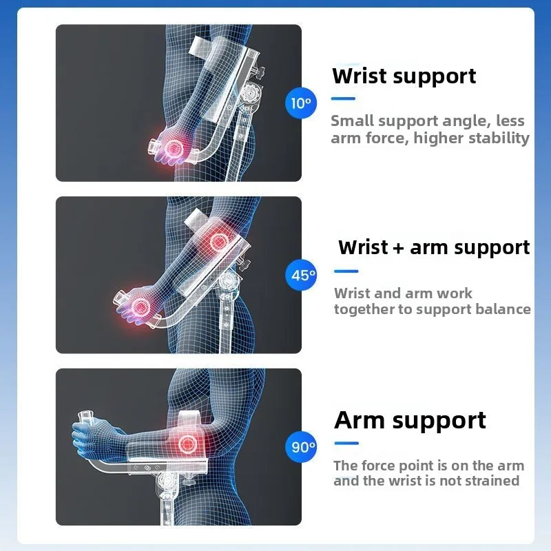 Foldable Elbow Crutches with Height Adjustment