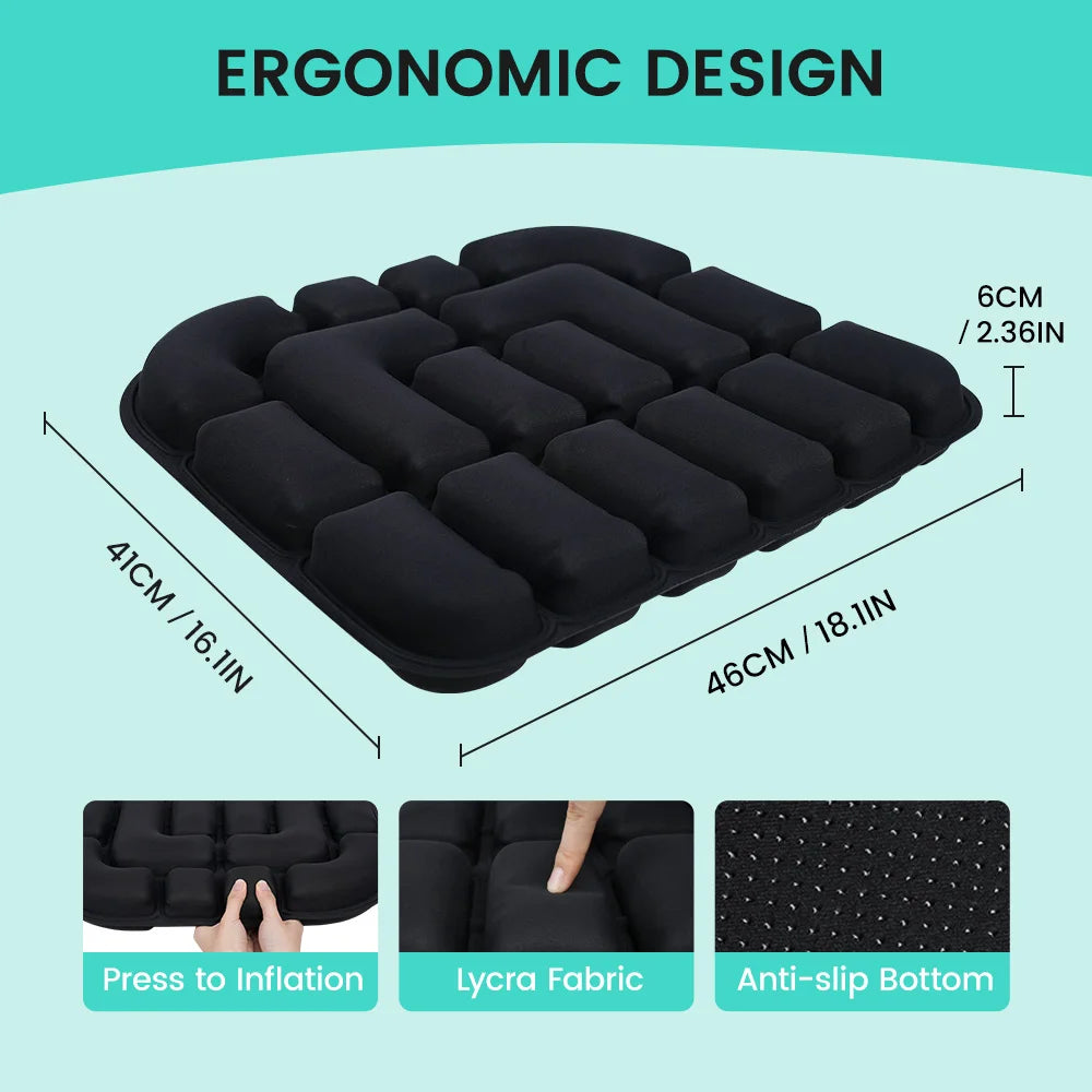 Adjustable Air Cushion for Chairs and Wheelchairs