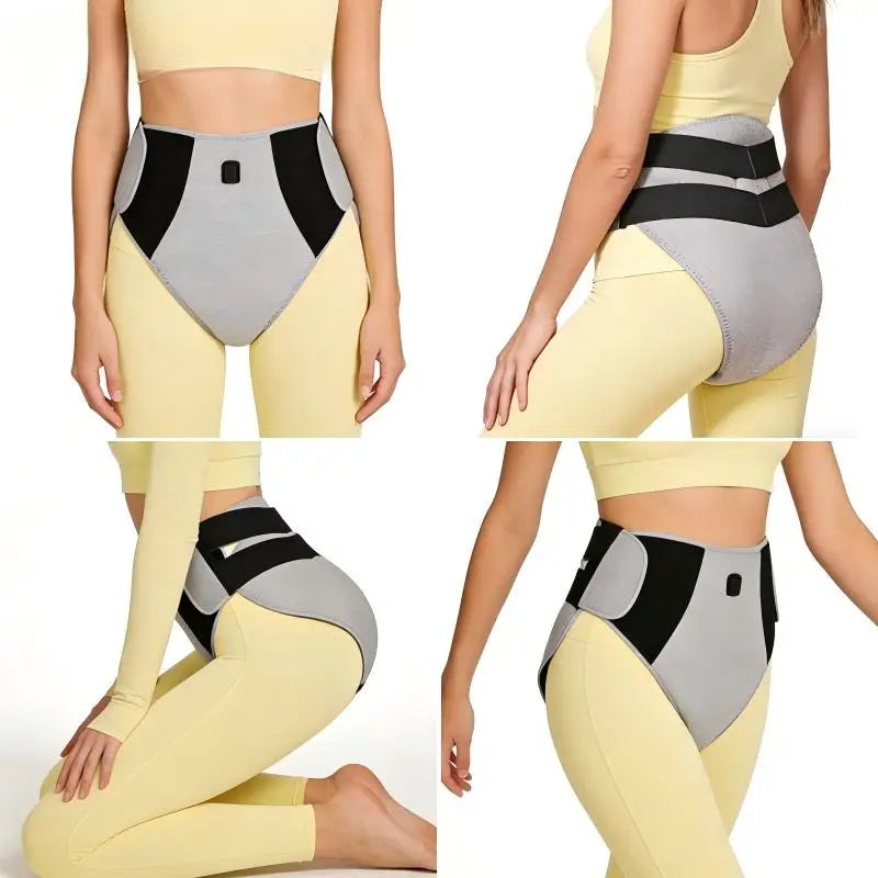 Red Light Abdominal Heating Pad with Massage
