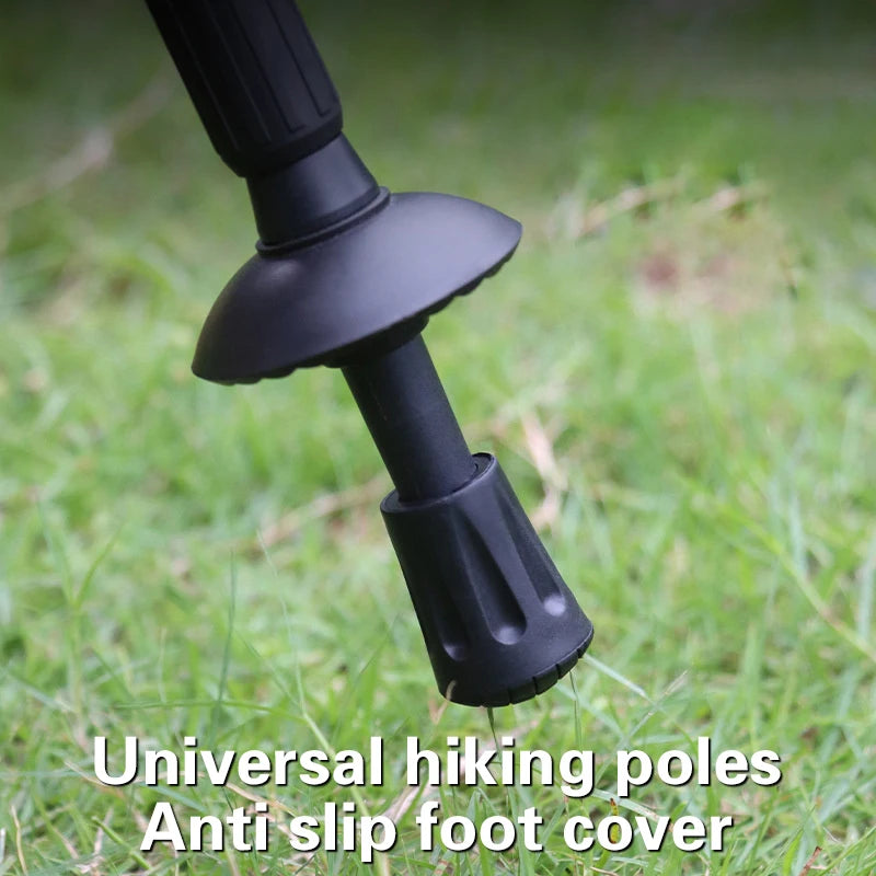 6-Piece Rubber Trekking Pole Tip Caps