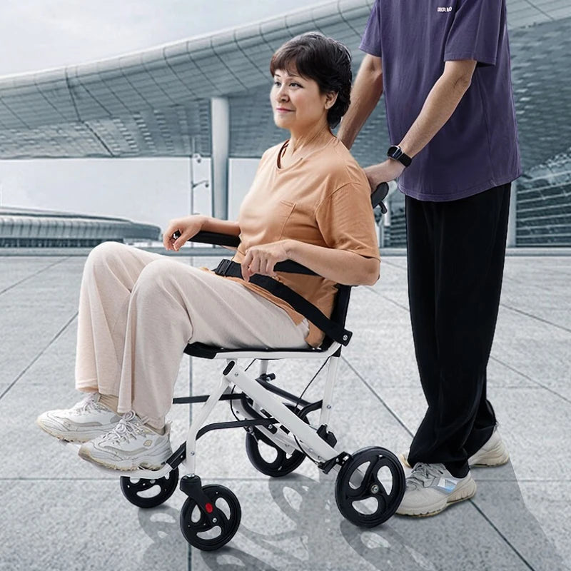 Folding Manual Wheelchair for Home and Travel
