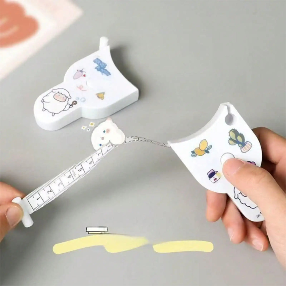 Retractable Body Measuring Tape for Waist, Chest and Arms
