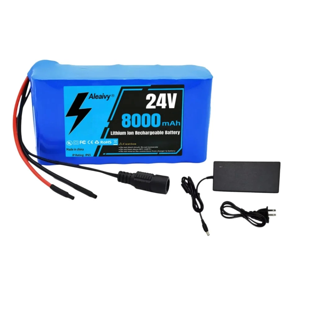 24V 8Ah Battery Pack for E-Bikes and E-Scooters
