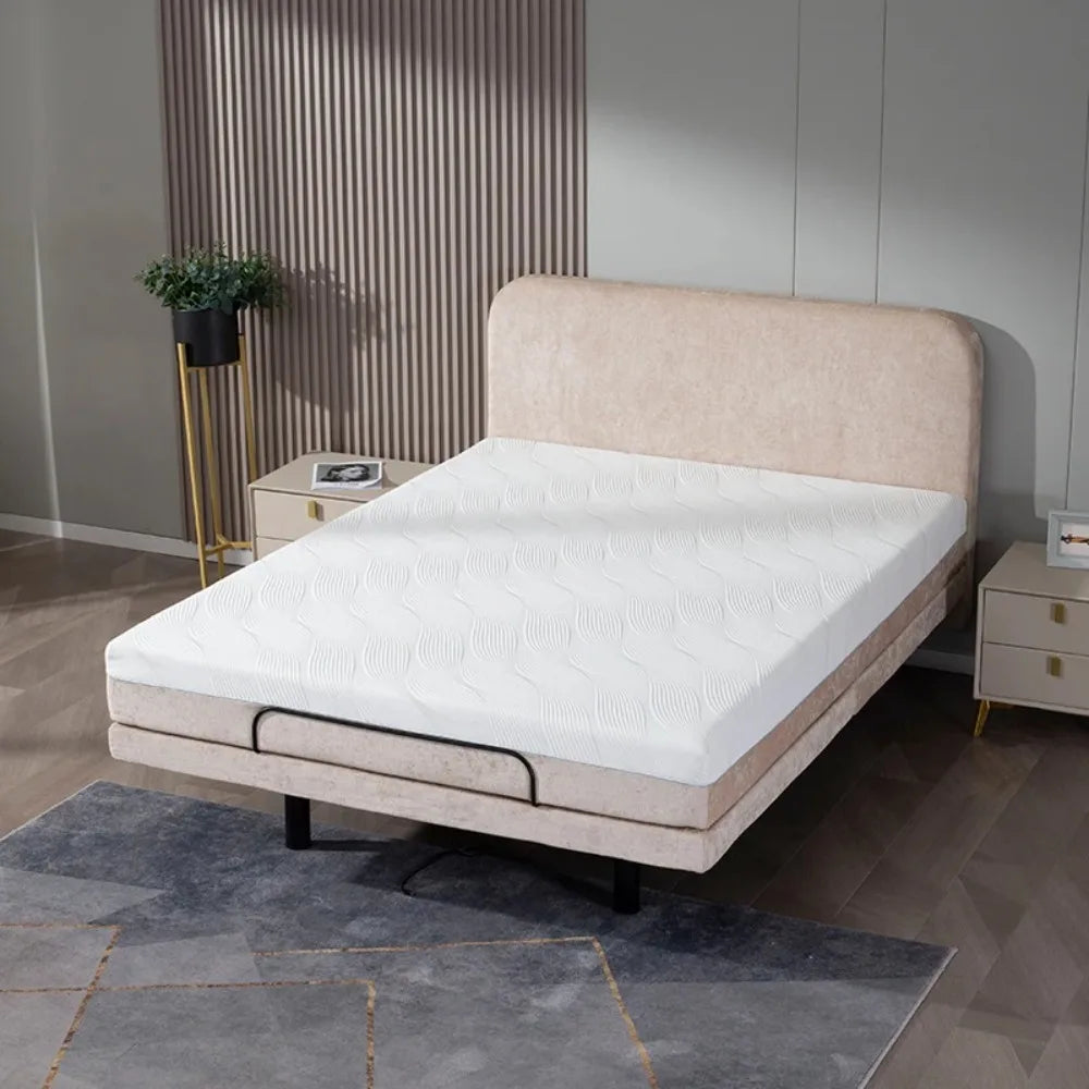 Electric Adjustable Bed with Memory Foam Mattress