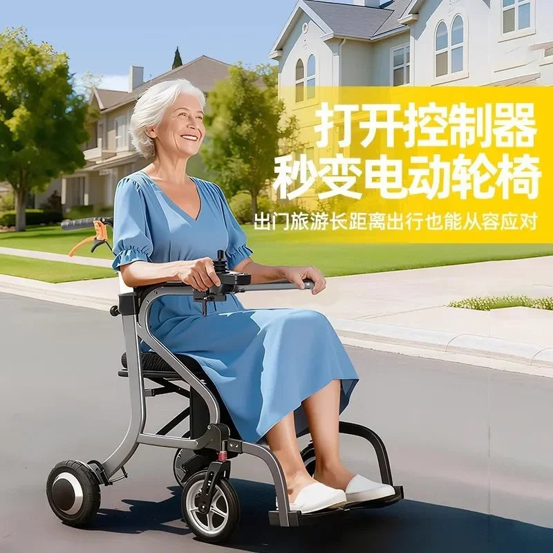 Electric Walker with Seat