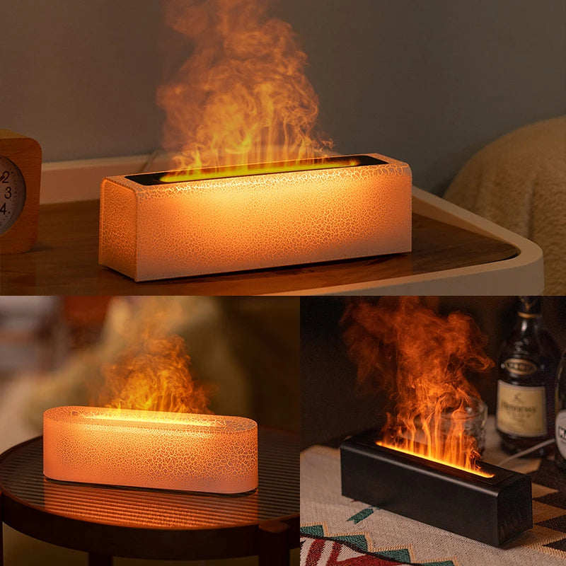 Fireplace Flame Cool Mist Diffuser, 150 ml