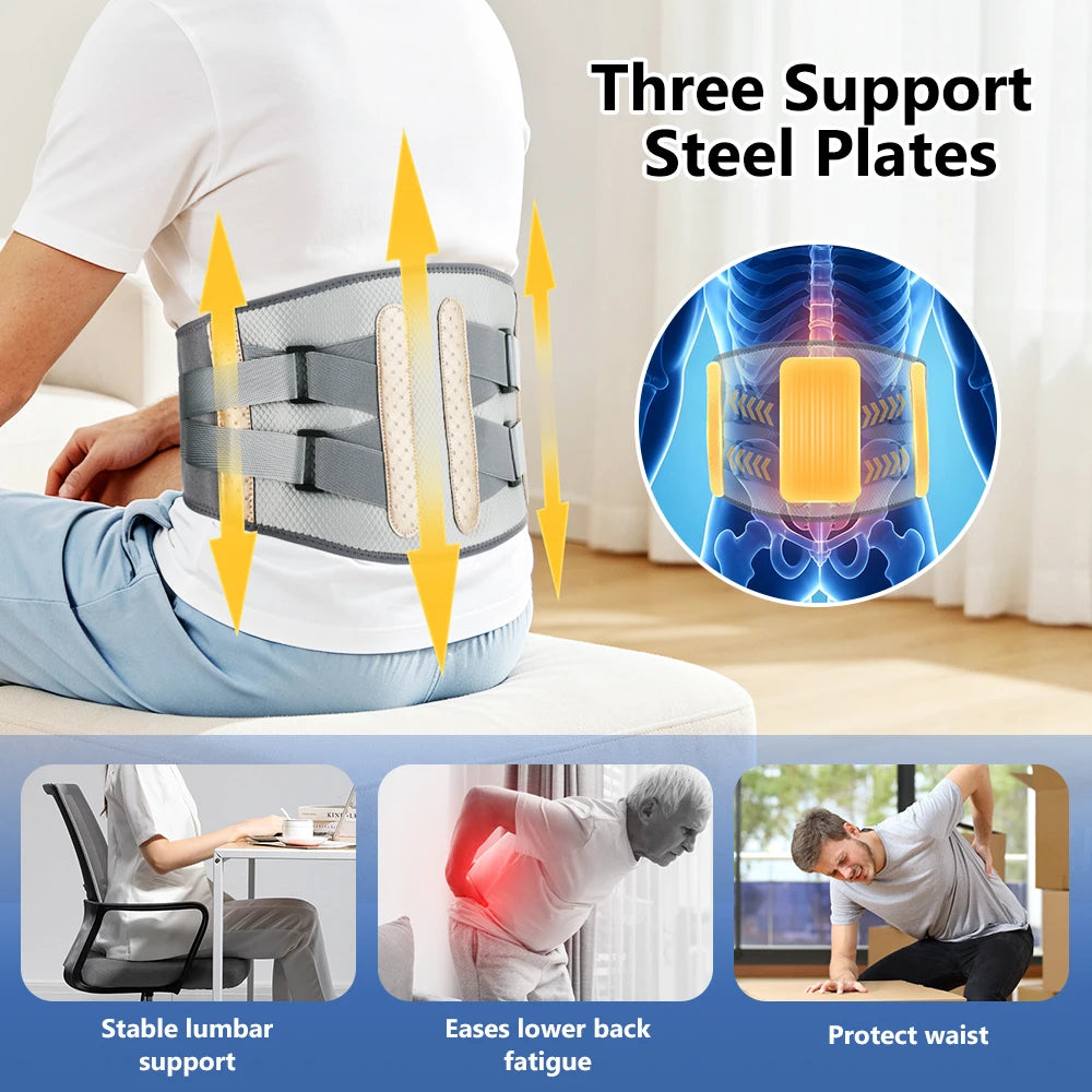 Cordless EMS Waist Belt with Heat and Vibration