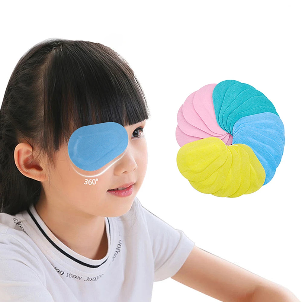 Colorful Adhesive Eye Patches, 40 Pack