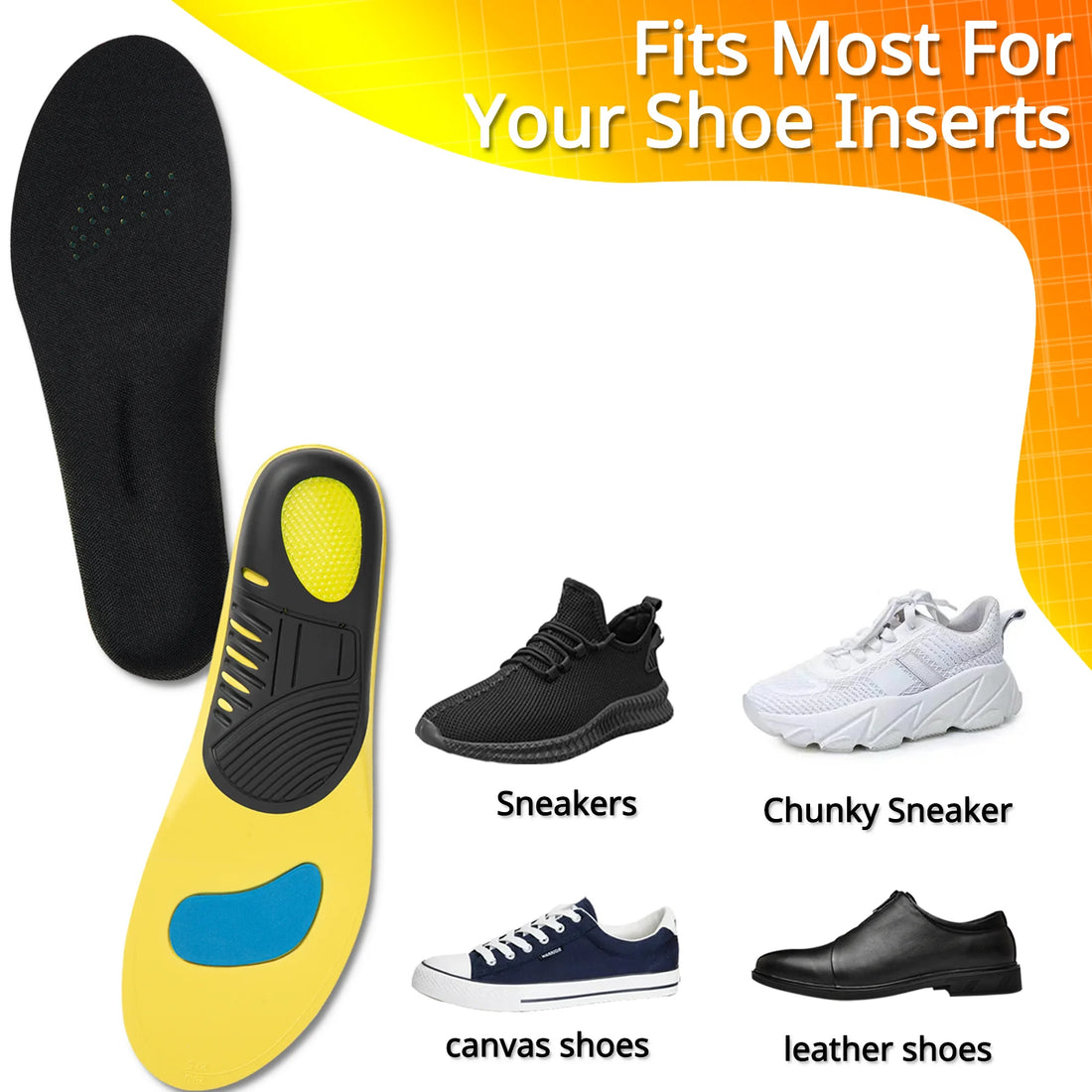 EVA Arch Support Insoles for Men and Women