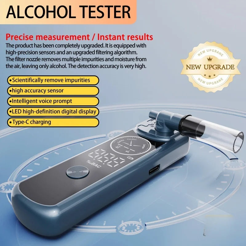 Digital Alcohol Tester with LED Display