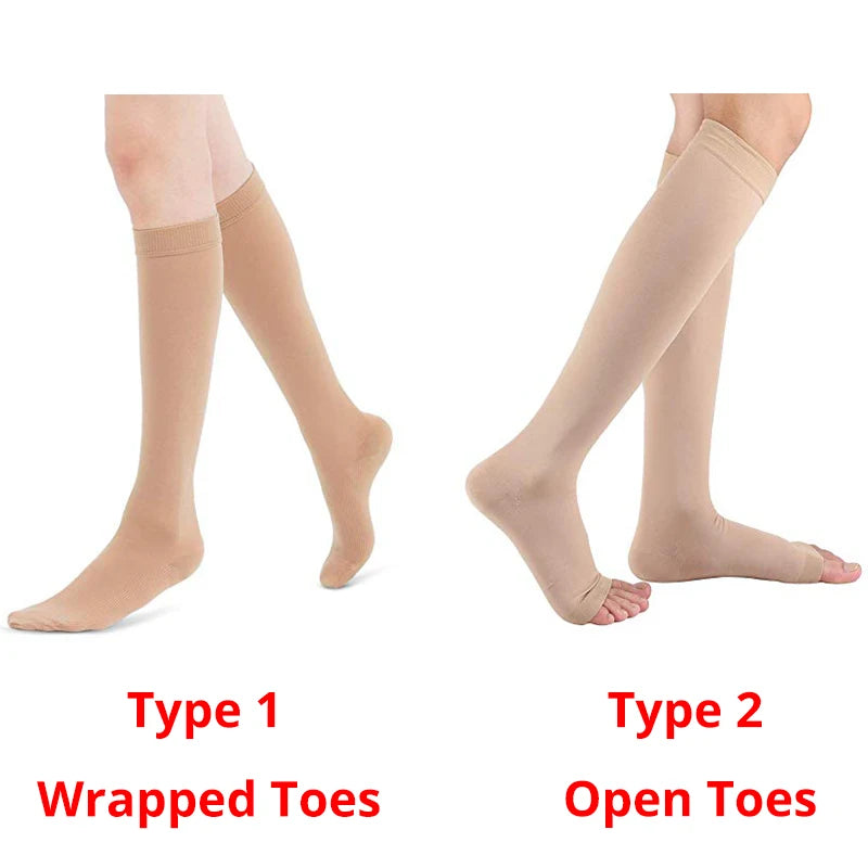 Unisex Knee-High Compression Stockings
