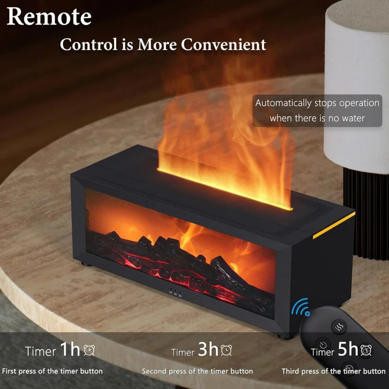 150ml Fireplace Essential Oil Diffuser with Cool Mist