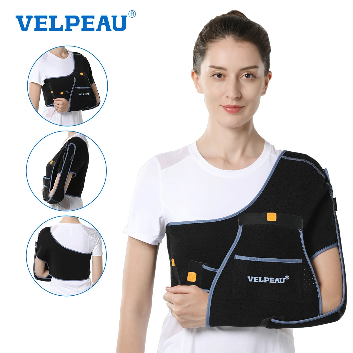 Adjustable Shoulder Sling with Storage Pocket