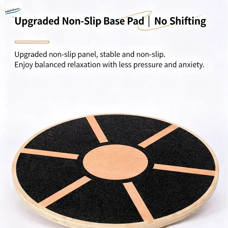 Round Non-Slip Wobble Balance Board, 39.5 cm