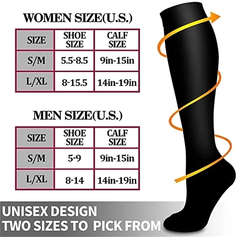Knee-High Compression Socks 20–30 mmHg