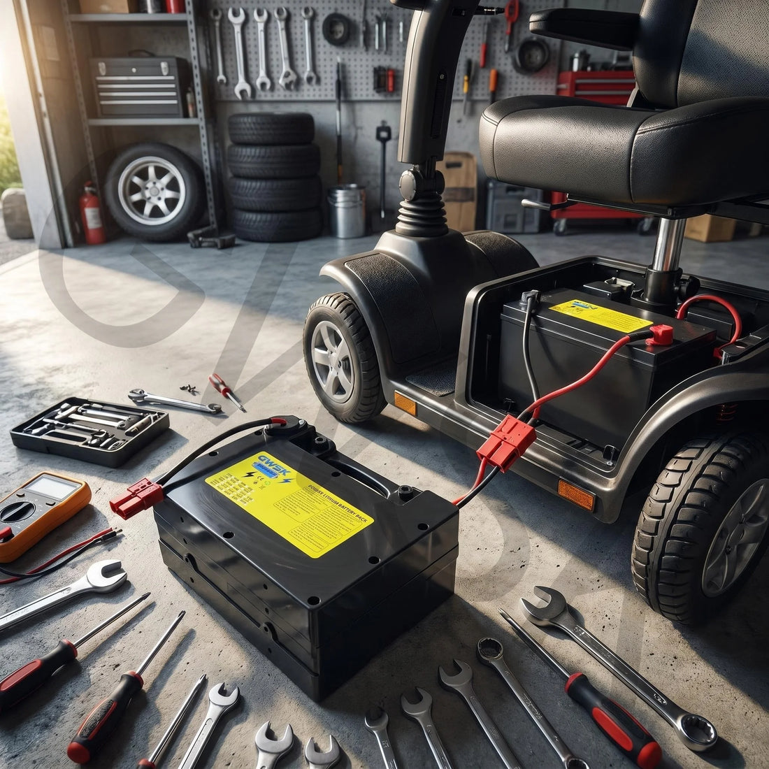 24V Lithium Battery for Electric Wheelchairs with Charger