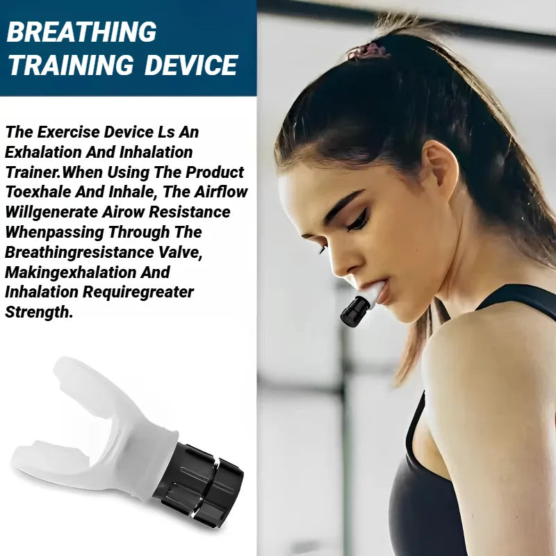 Portable Breathing Exercise Device with Adjustable Resistance
