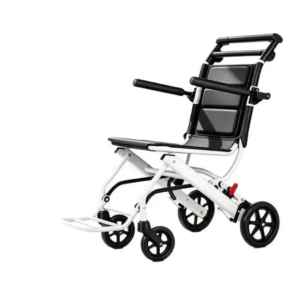 Portable Foldable Aluminum Wheelchair