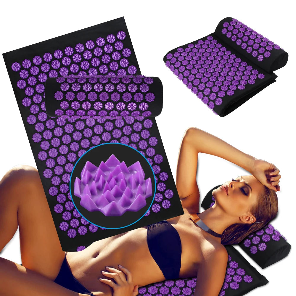 Acupressure Mat and Cushion for Body Use