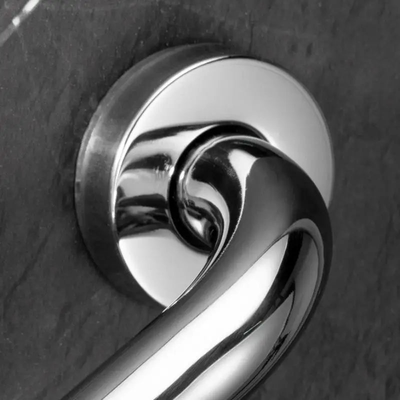 Bathroom Grab Bar with Silicone Anti-Slip Handle