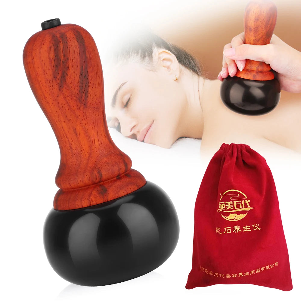 Electric Natural Bianstone Gua Sha Massager