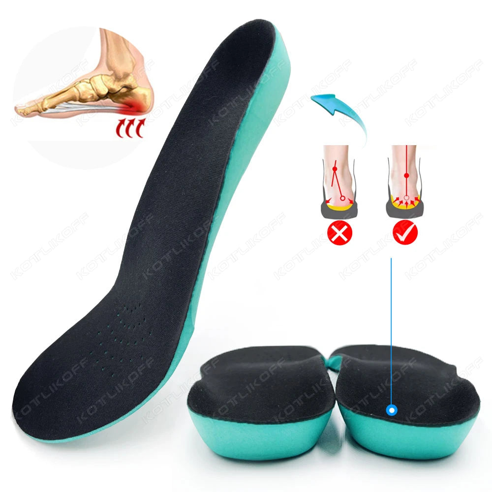 Kids Arch Support Shoe Insoles, Ages 7–13