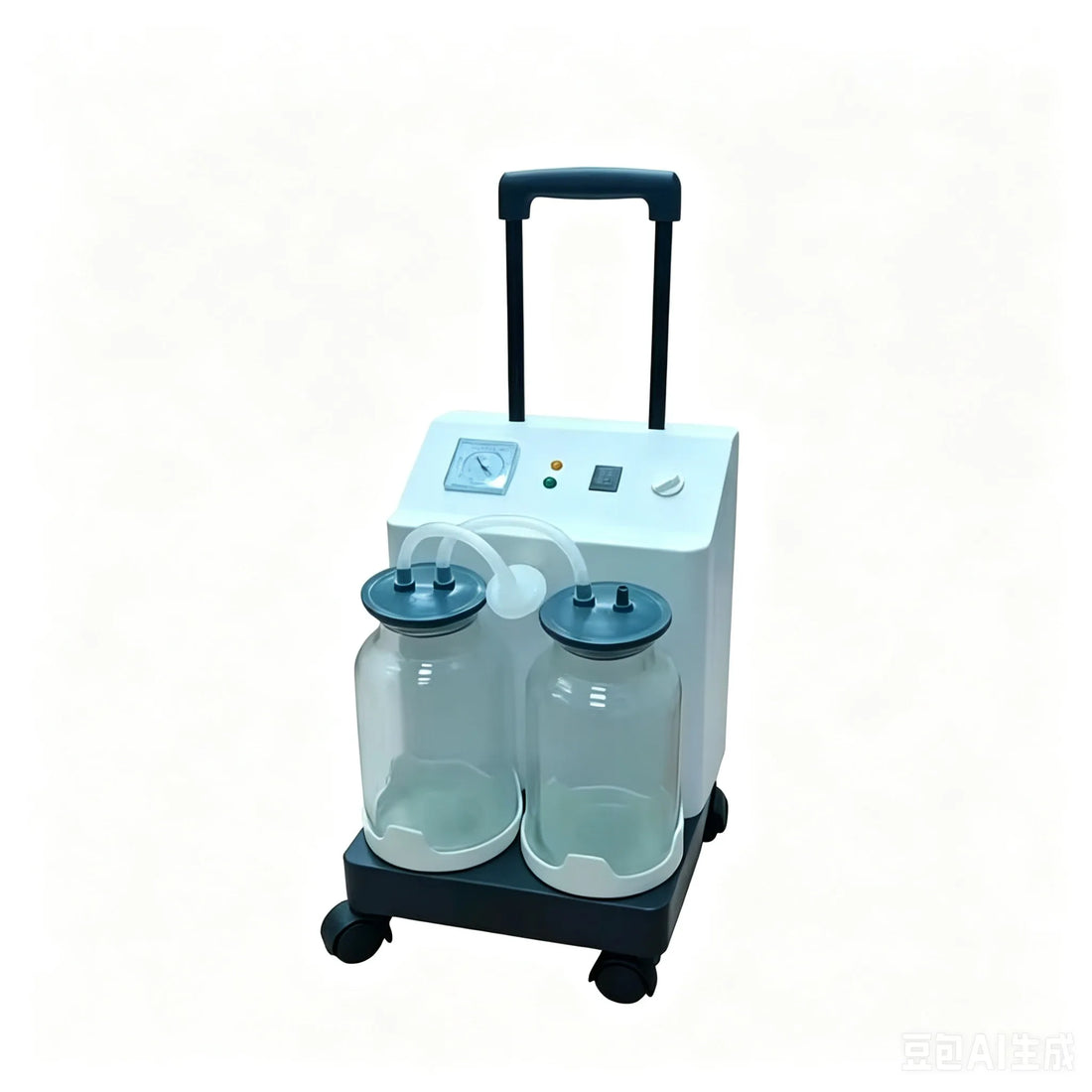 Electric Surgical Aspirator with Two Bottles
