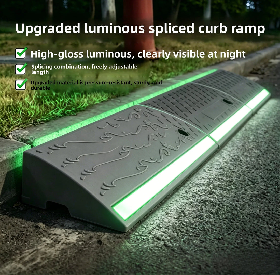 Portable Non-Slip Threshold Ramp, 3–6 cm