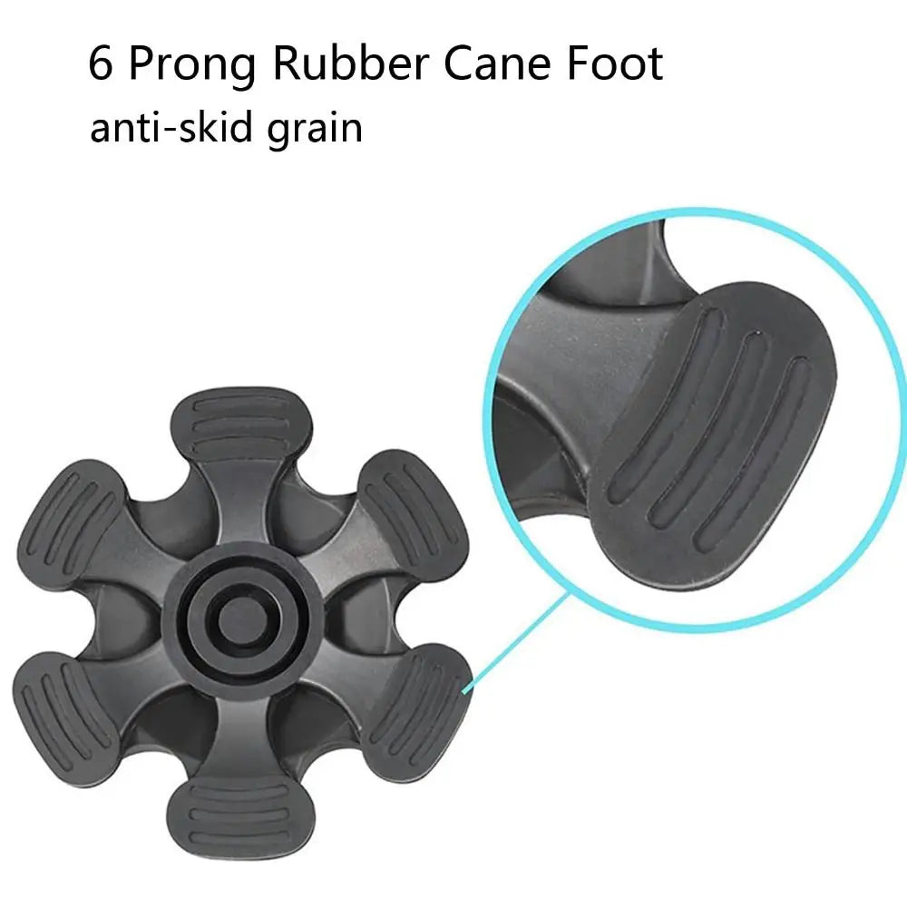 Self-Standing Rubber Cane Tip, 3/4 Inch