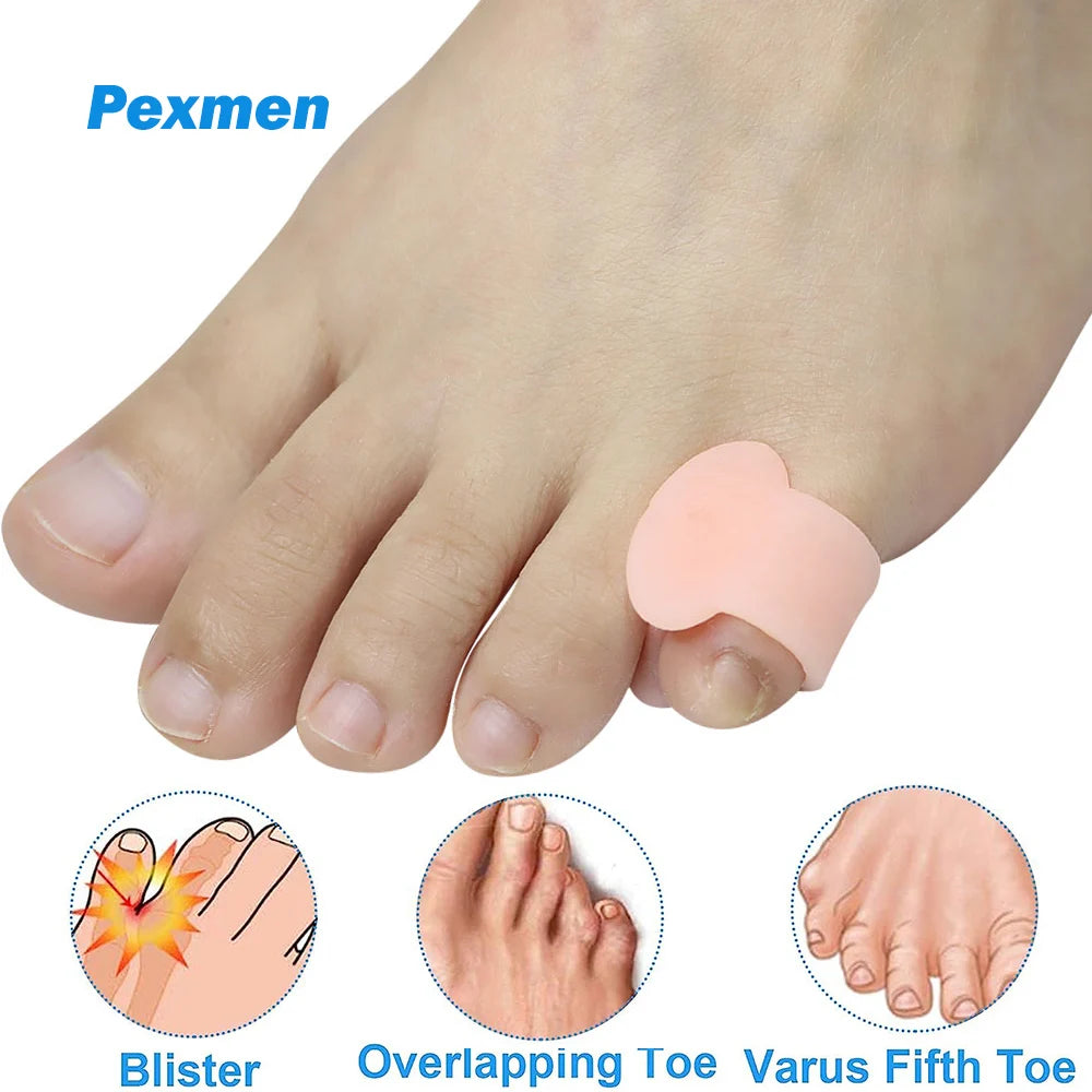 Rubber Toe Separators for Rubbing and Pressure