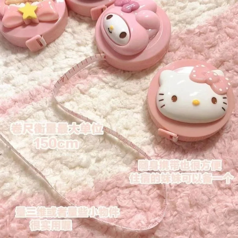 Portable Cat Print Retractable Measuring Tape