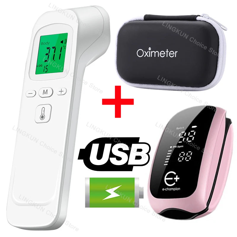 Portable USB Rechargeable Fingertip Pulse Oximeter