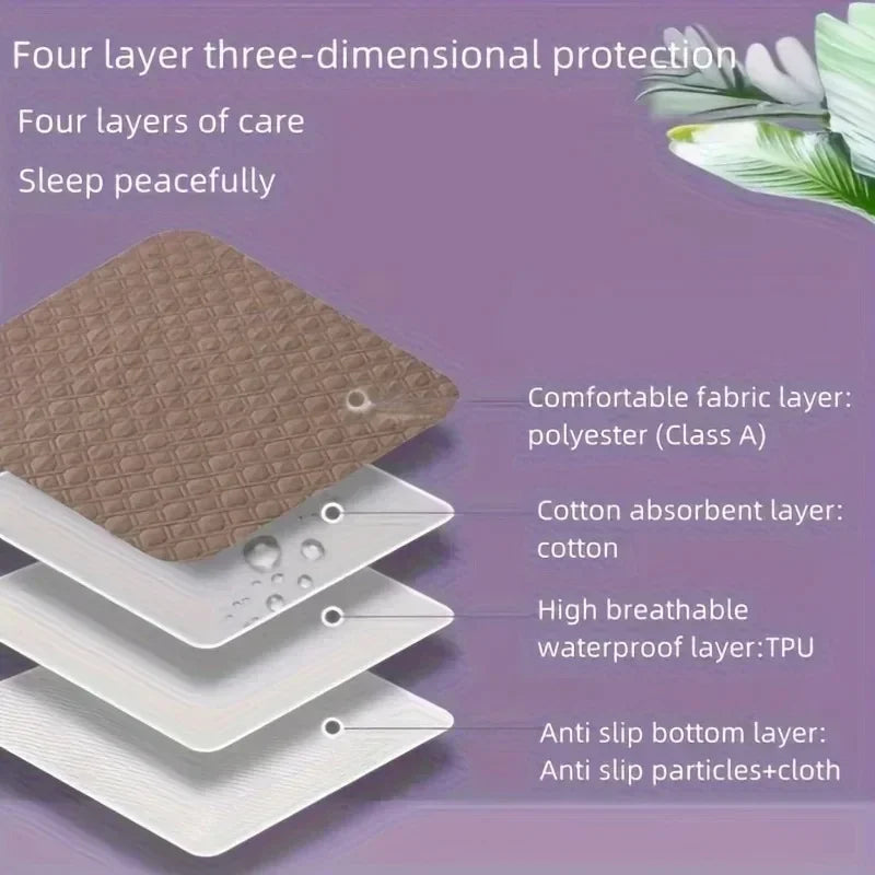 Washable Cotton Incontinence Bed Pads