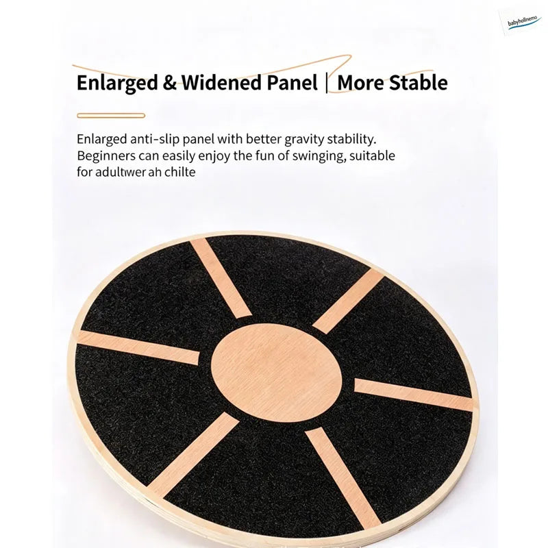Round Non-Slip Wobble Balance Board, 39.5 cm