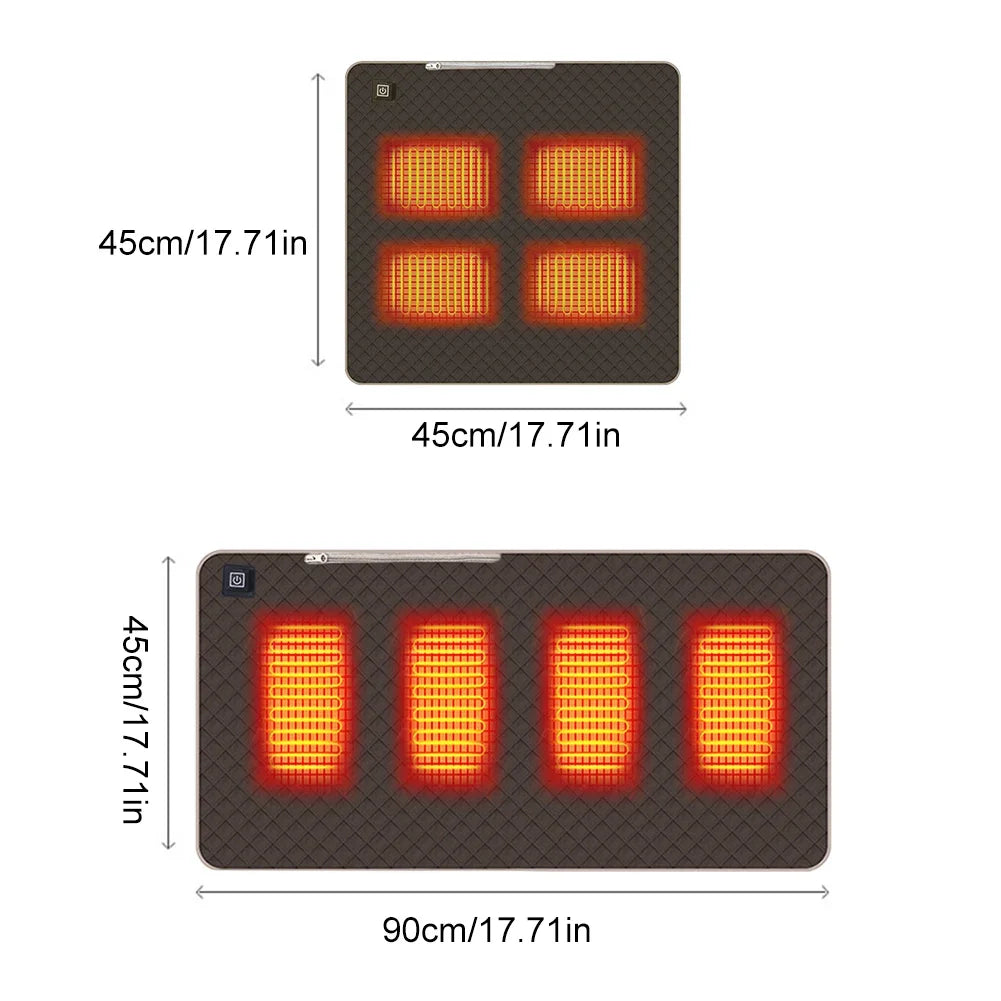 5V USB Electric Heating Pad with 3 Temperature Levels