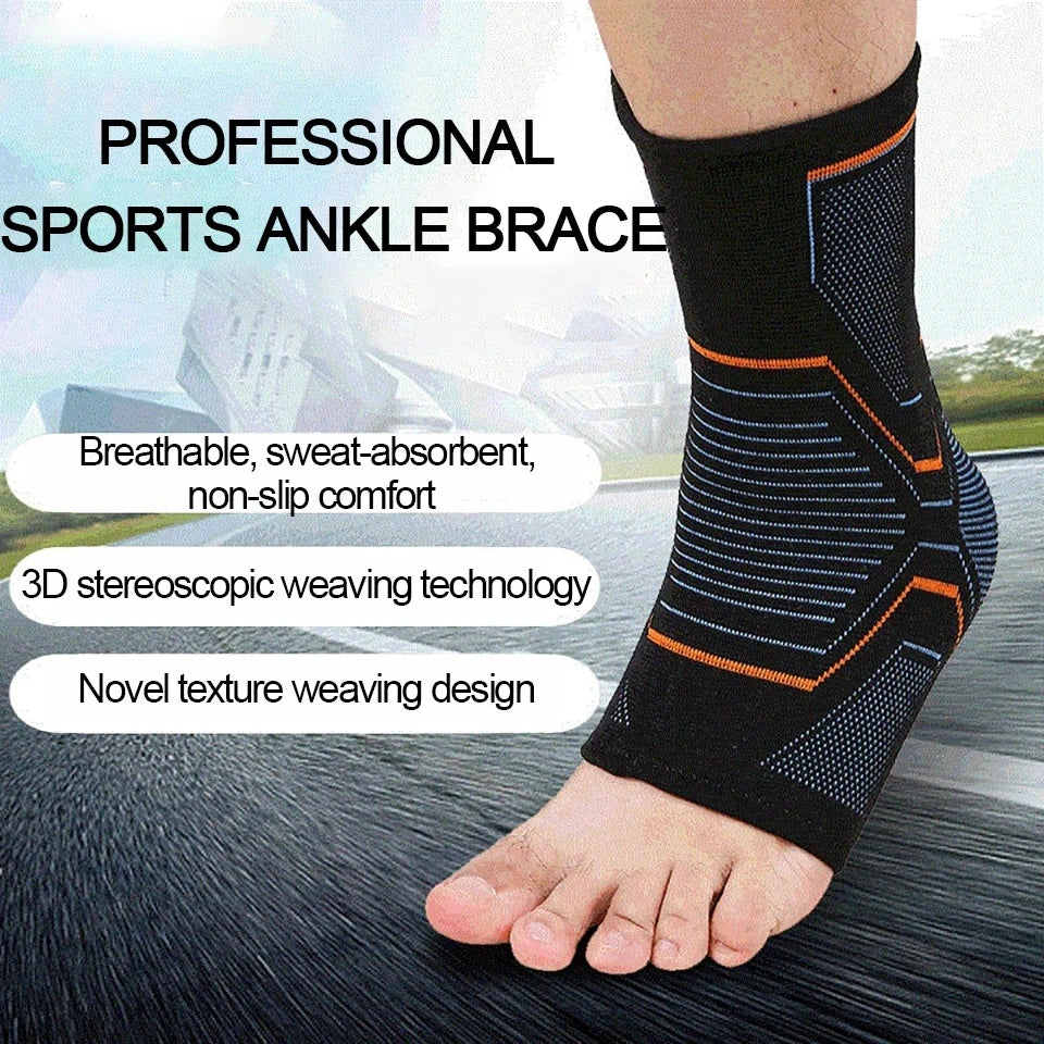 Medwell Elastic Knitted Ankle Support Brace for Sports