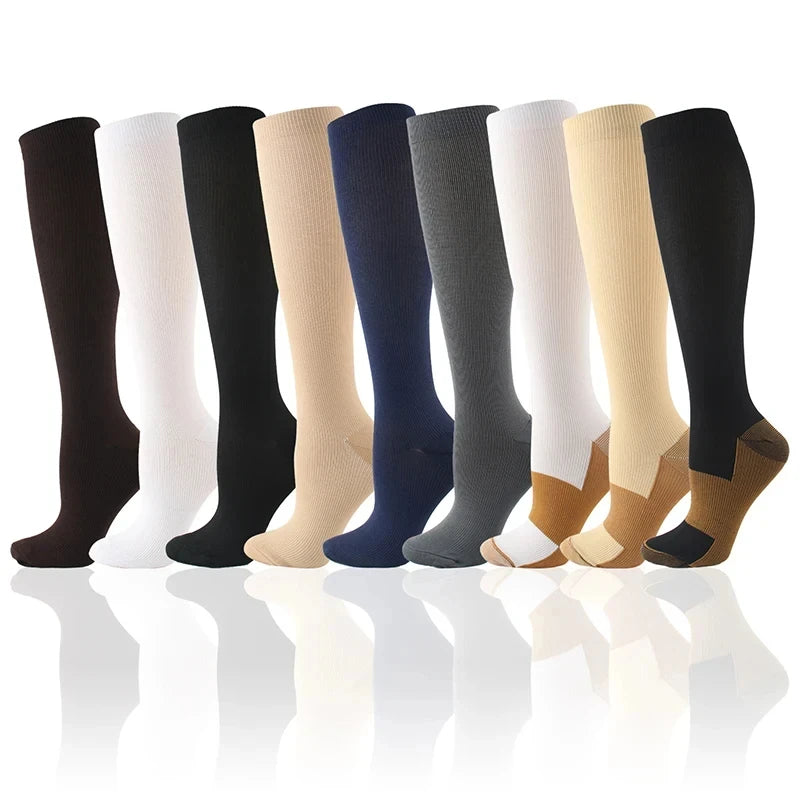 Knee-High Compression Socks 20–30 mmHg