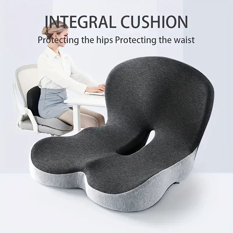 Contoured Lumbar Support Seat Cushion