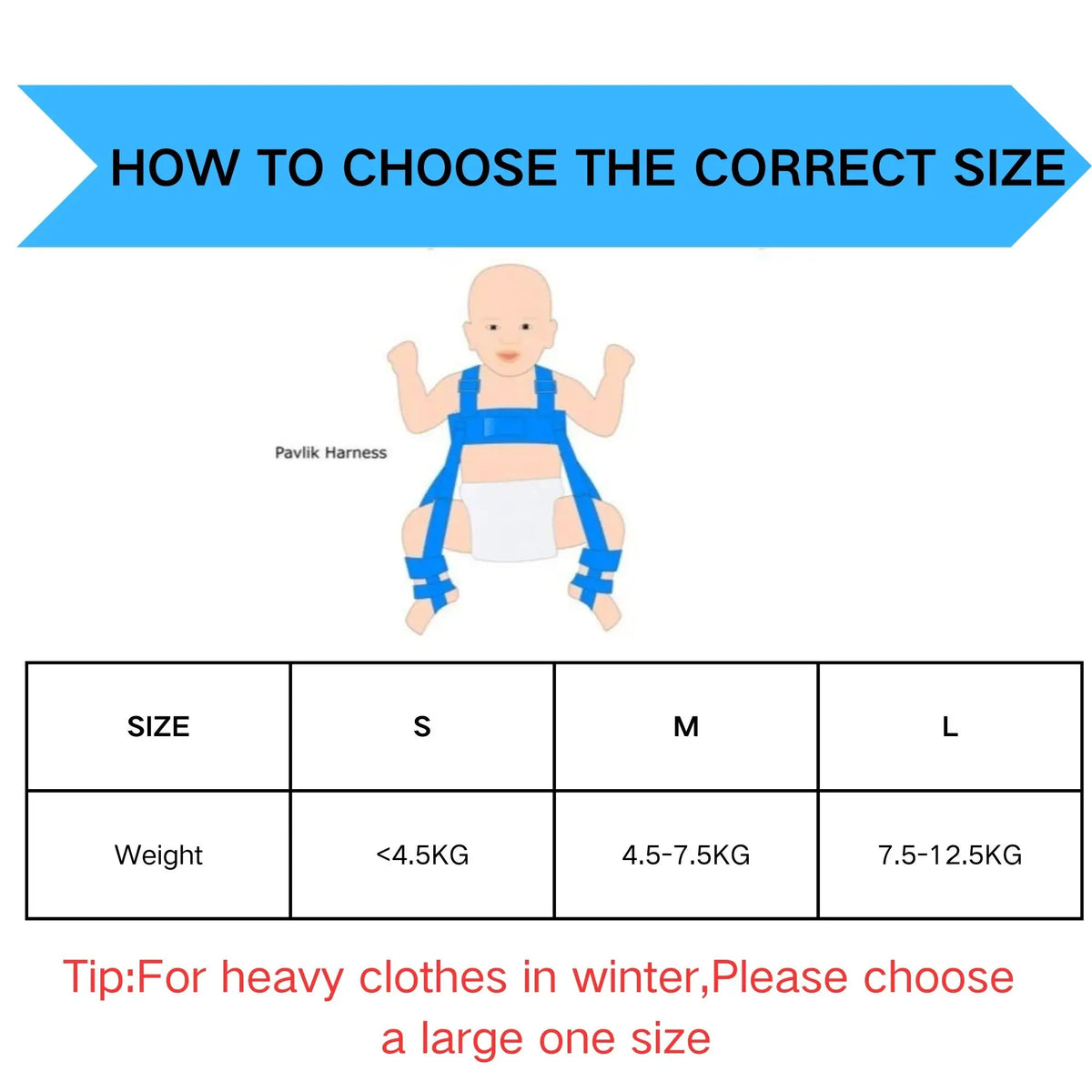 Pavlik-Style Hip Harness for Children