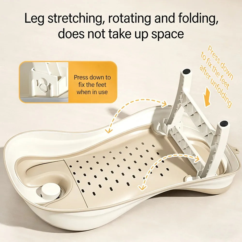 Newborn Baby Bath Seat with Temperature Sensor