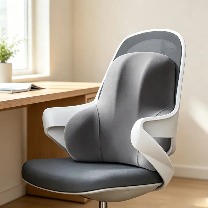 Memory Foam Ergonomic Lumbar Cushion for Office, Gaming Chair and Car