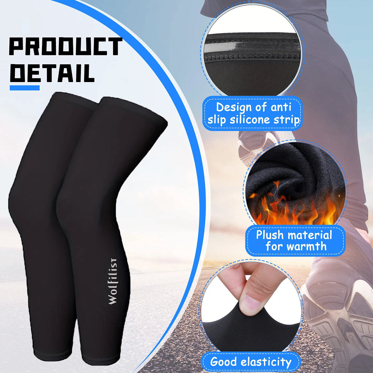 Thermal Cycling Leg Warmers and Compression Sleeves