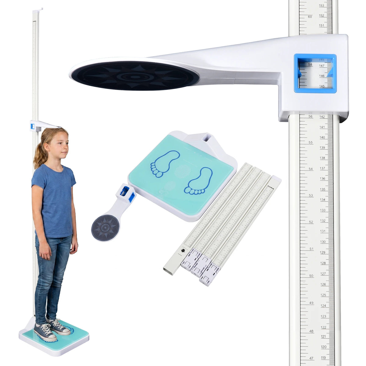 Digital Physician Scale with Height Rod
