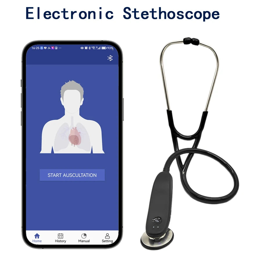 Bluetooth Digital Stethoscope with Record Storage