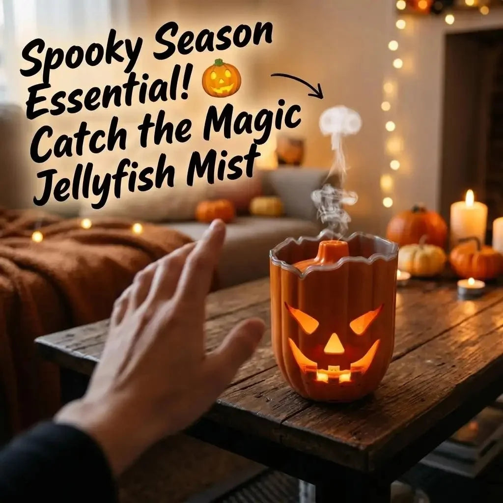 Pumpkin Aromatherapy Humidifier with Remote and Timer