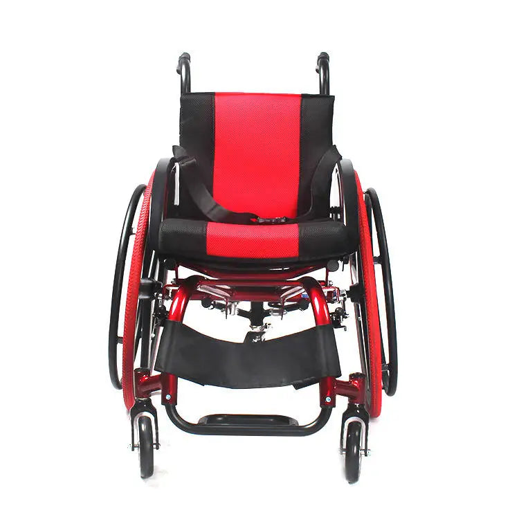 Lightweight Foldable Aluminum Manual Wheelchair, 150 kg Capacity
