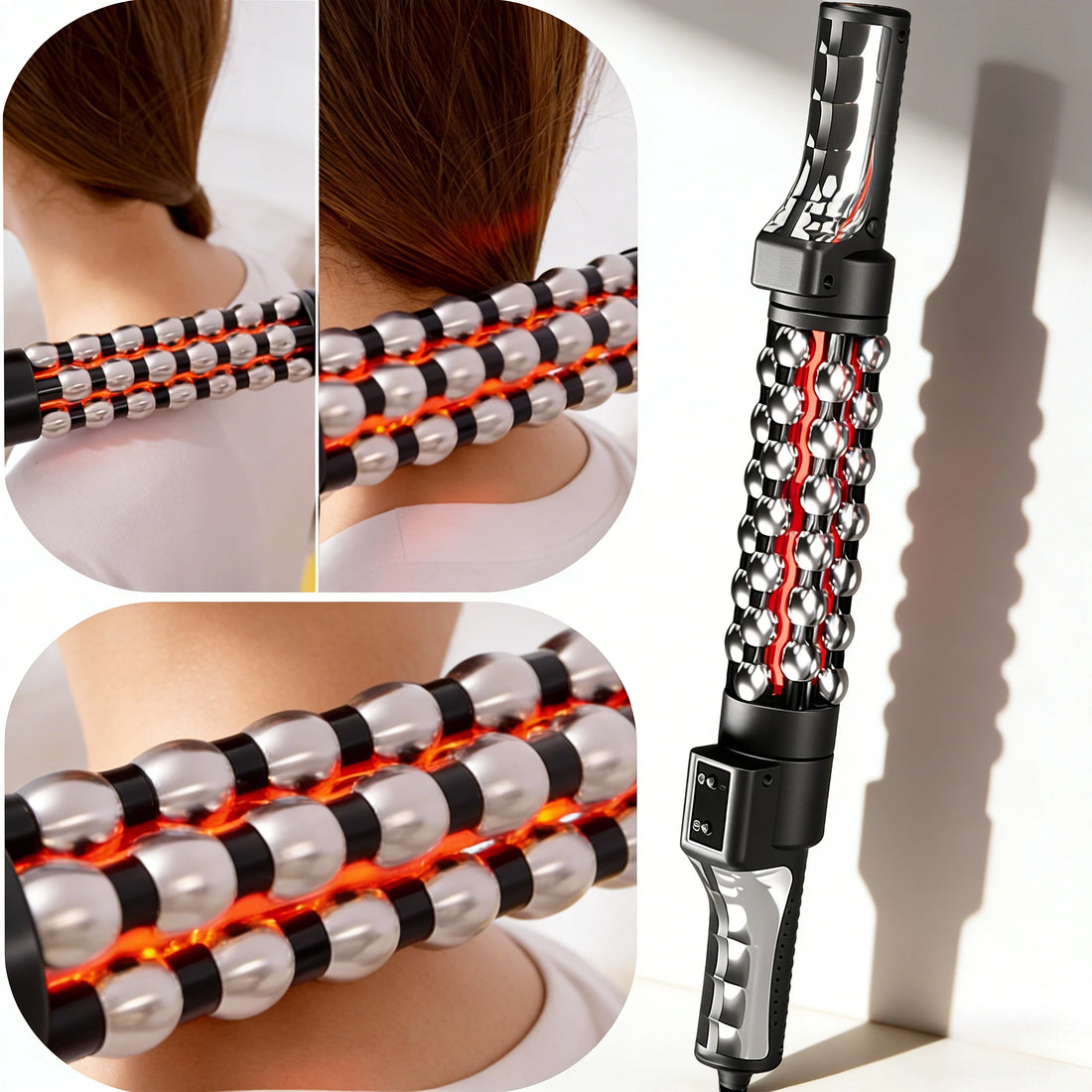 Heated Rotating Massage Roller with Heat